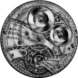 Waltham Grade Riverside Pocket Watch Image