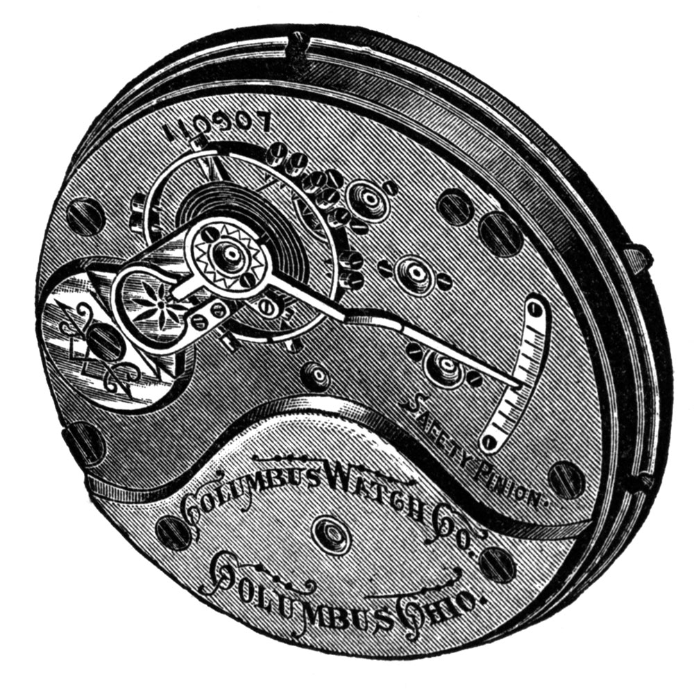 Columbus Watch Co. Grade 32 Pocket Watch Image