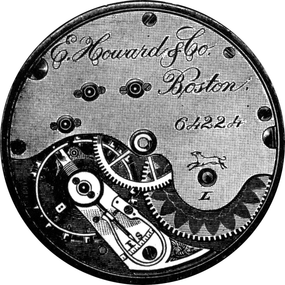 E. Howard & Co. Grade Hound Pocket Watch Image