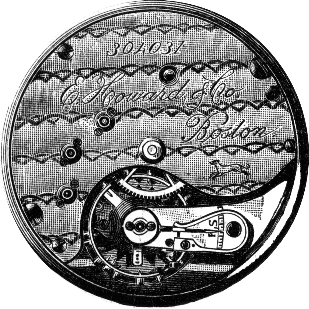 E. Howard & Co. Grade Adjusted to isochronism only Pocket Watch Image