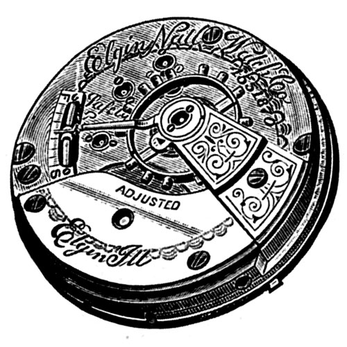 Elgin Grade 124 Pocket Watch Image
