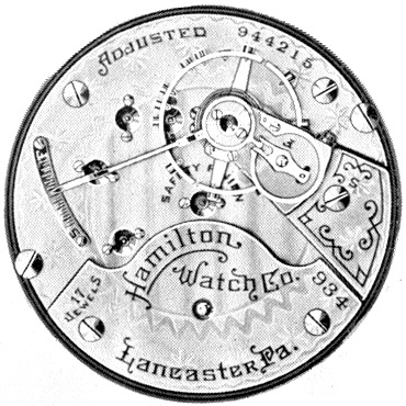 Hamilton Grade 934 Pocket Watch Image