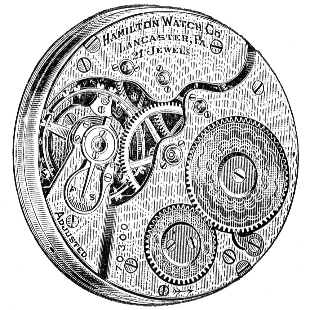 Hamilton Grade 970 Pocket Watch Image