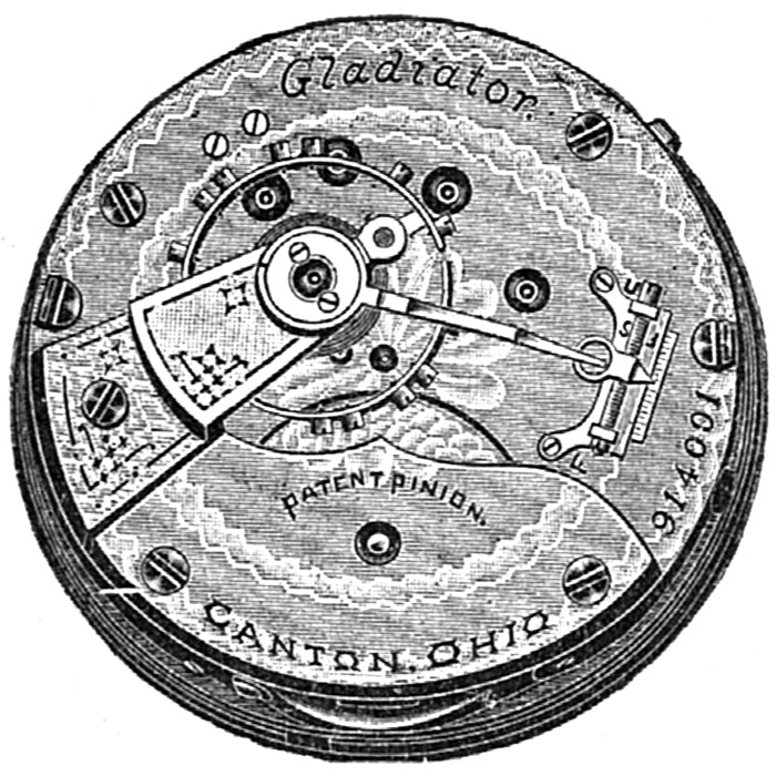 Hampden Grade Gladiator Pocket Watch Image