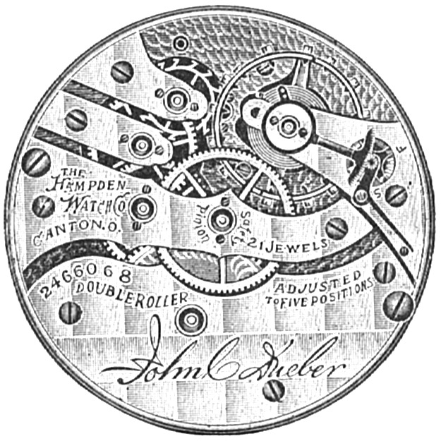 Hampden Grade John C. Dueber Pocket Watch Image
