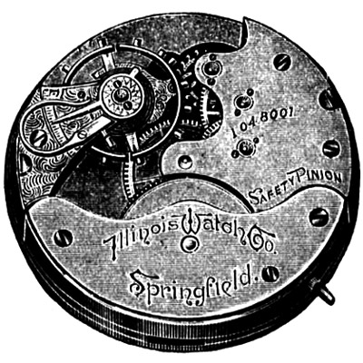 Illinois Grade 115 Pocket Watch Image