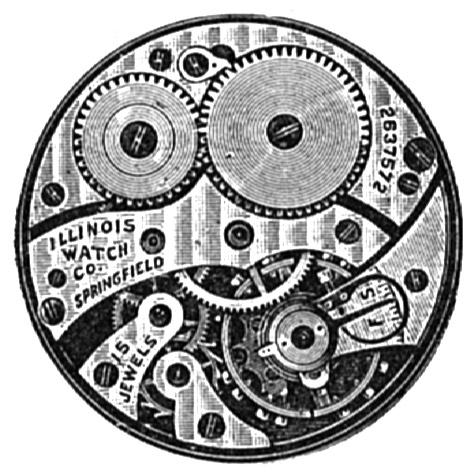 Illinois Grade 203 Pocket Watch Image