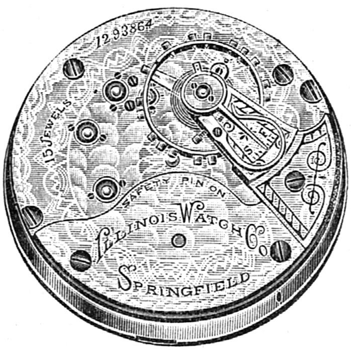 Illinois Grade 51 Pocket Watch Image