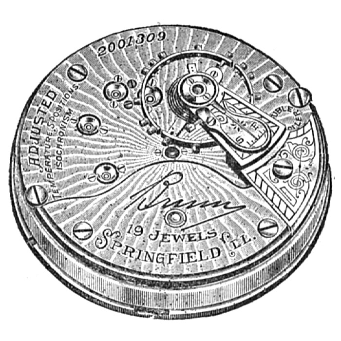 Illinois Grade Bunn Pocket Watch Image