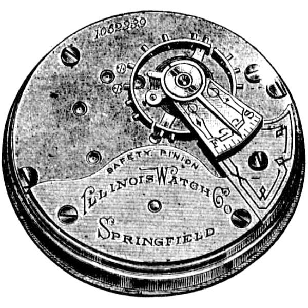 Illinois Grade I.W.C. Pocket Watch Image