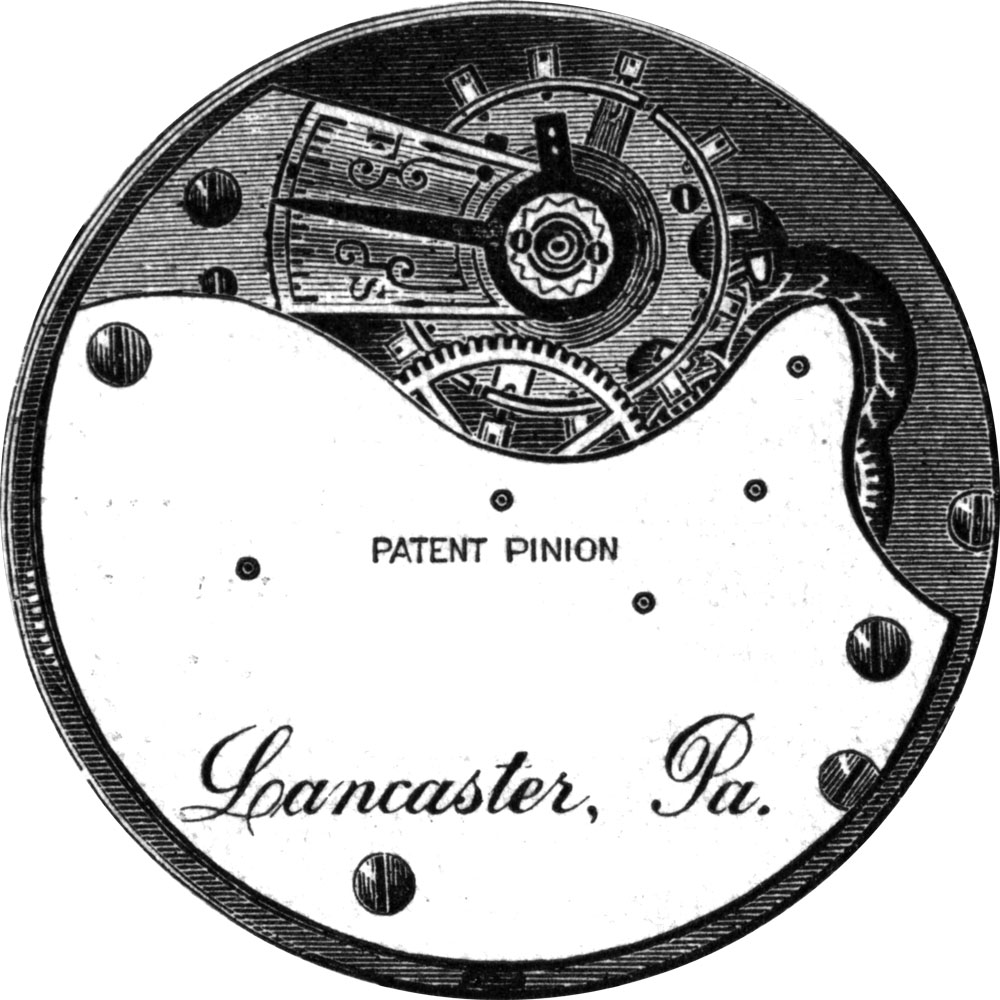 Lancaster Watch Co. Grade Lancaster, Pa. Pocket Watch Image