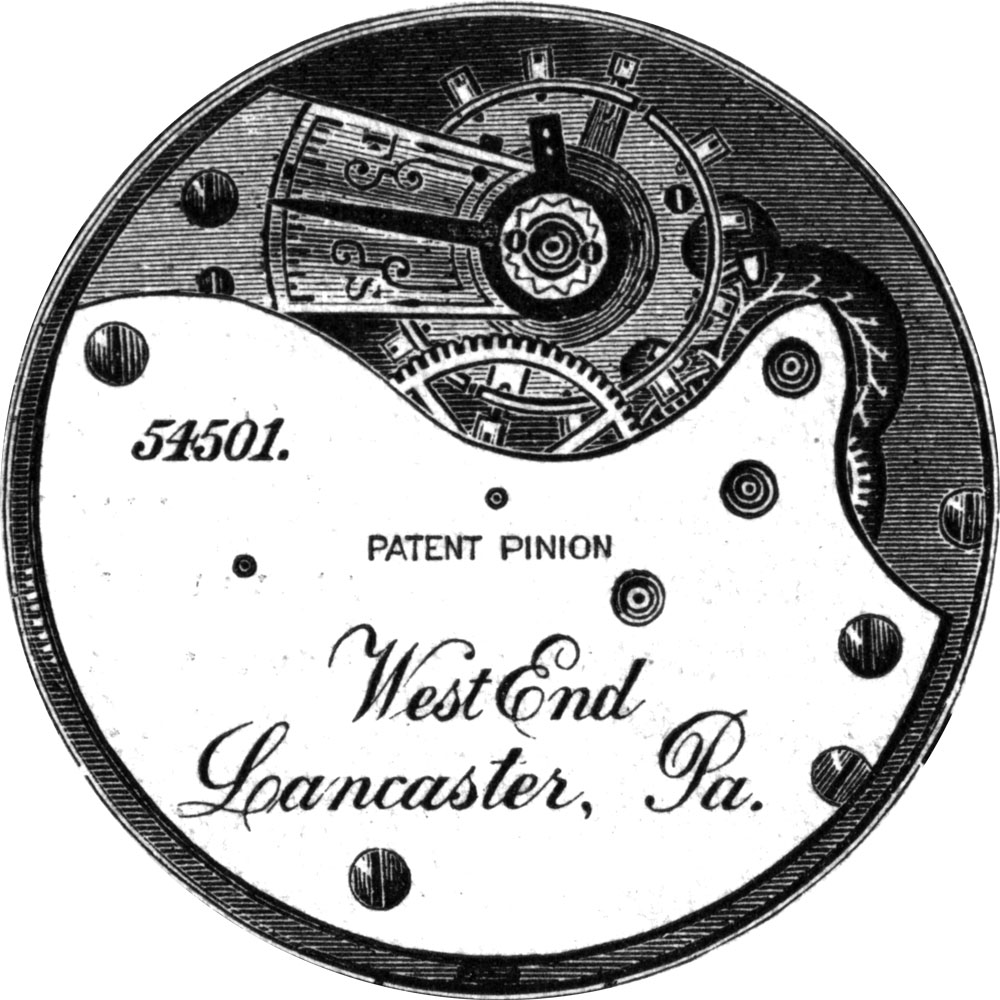 Lancaster Watch Co. Grade West End Pocket Watch Image