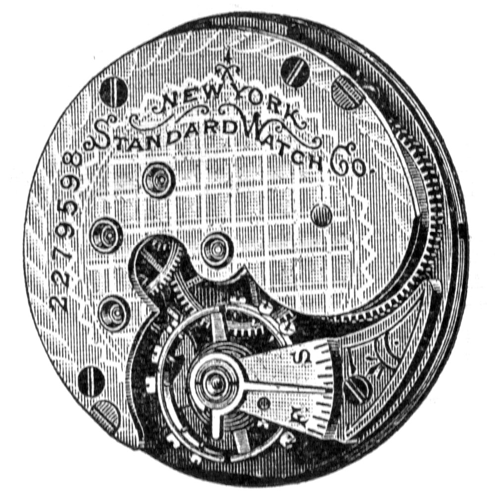 New York Standard Watch Co. Grade 48 Pocket Watch Image