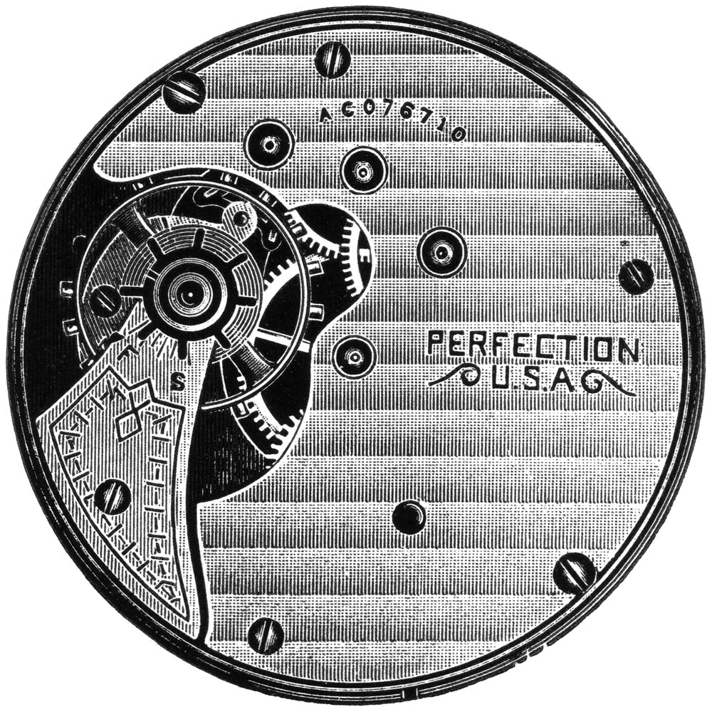 New York Standard Watch Co. Grade Perfection 390 Pocket Watch Image