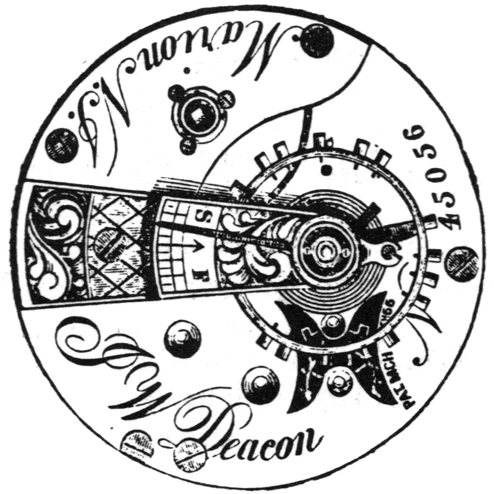 U.S. Watch Co. (Marion, NJ) Grade J.W. Deacon Pocket Watch Image