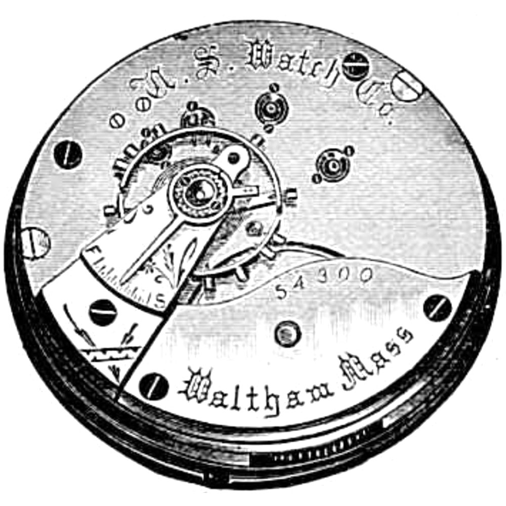U.S. Watch Co. (Waltham, Mass) Grade 47 Pocket Watch Image