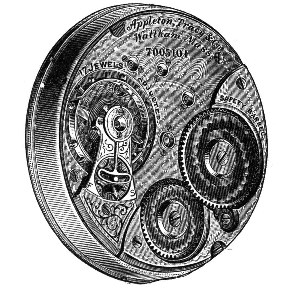 Waltham Grade A.T. & Co. Pocket Watch Image