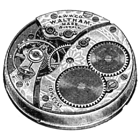 Waltham Grade No. 165 Pocket Watch Image