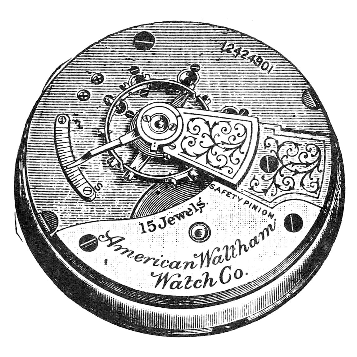 Waltham Grade No. 81 Pocket Watch Image