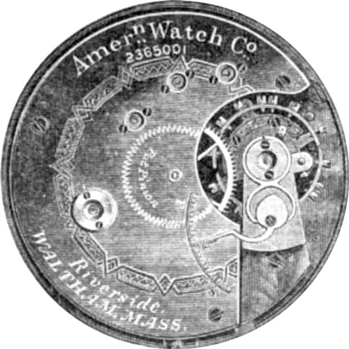 Waltham Grade Hillside Pocket Watch Image