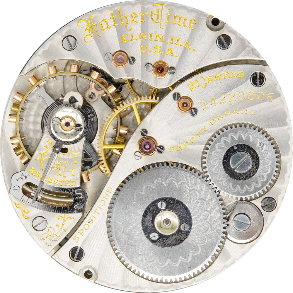Elgin Grade 373 Pocket Watch Image