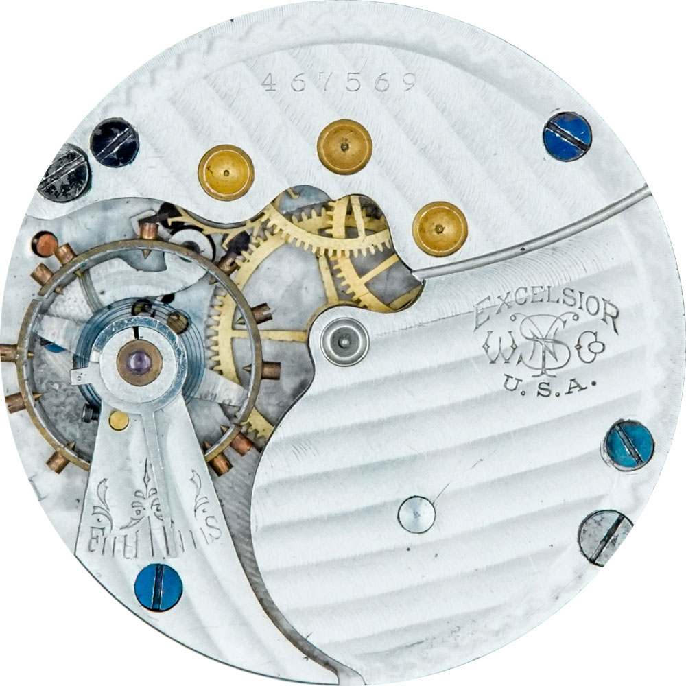 New York Standard Watch Co. Grade Excelsior Pocket Watch Image