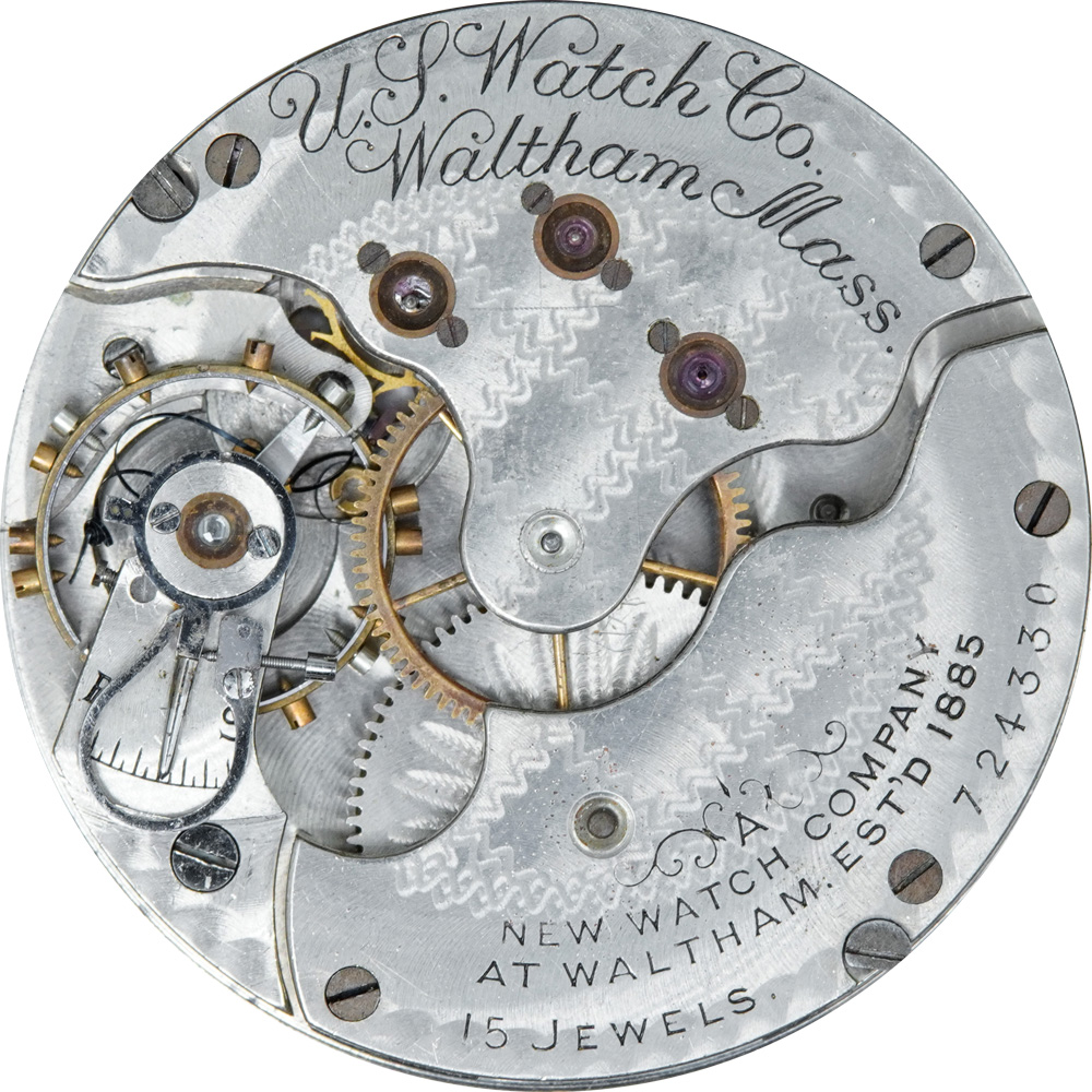 U.S. Watch Co. (Waltham, Mass) Grade 105 Pocket Watch Image