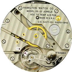 Hamilton Grade Model 22 Pocket Watch Image