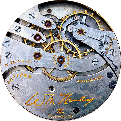 Hampden Grade Wm. McKinley Pocket Watch Image