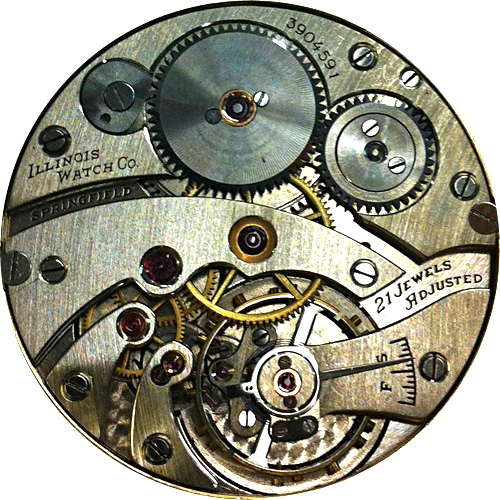 Illinois Grade 438 Pocket Watch Image