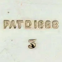 Watch Case Marking for American Watch Case Co. of Toronto, Ltd. AWCCo Coin: Patd 1888