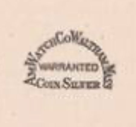 Watch Case Marking Variant for American Watch Co. AWCo Coin Silver: Am.Watch Co. Waltham, Mass.
Warranted
Coin Silver