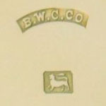 Watch Case Marking for Brooklyn Watch Case Co. Lion: B.W.C.Co. Lion Tiger Square