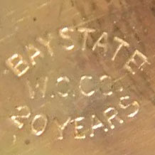 Watch Case Marking for Bay State Watch Case Co. 20YR GF: Bay State W.C.Co. 20 Years