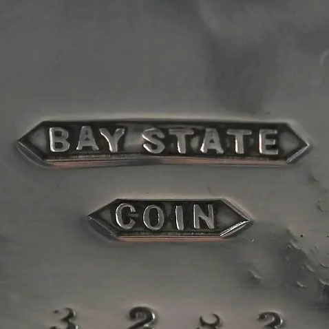 Watch Case Marking for Bay State Watch Case Co. Bay State Coin: Bay State 
Coin [in Pointed Ribbon]