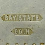 Watch Case Marking Variant for Bay State Watch Case Co. Bay State Coin: Bay State 
Coin [in Pointed Ribbon]