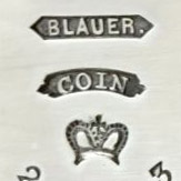 Watch Case Marking Variant for Blauer Watch Case Co. Blauer Coin Silver: Blauer
Coin
[Crown]