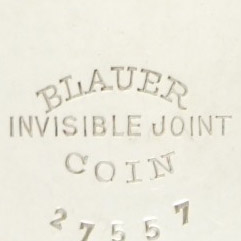 Watch Case Marking for Invisible Joint Watch Case Co. Invisible Joint Coin Silver: Blauer
Invisible Joint
Coin