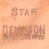 Watch Case Marking for Dennison Watch Case Co. Star: 