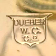 Watch Case Marking for Dueber Watch Case Mfg. Co. Dueber W.C.Co. Shield: Dueber W.C.Co. in Shield