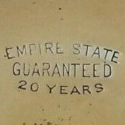 Watch Case Marking for Illinois Watch Case Co. Empire State: Empire State Guaranteed 20 Years