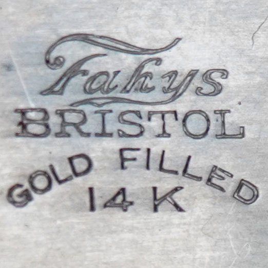 Watch Case Marking for Fahys Watch Case Co. Bristol: Fahys Bristol Gold Filled 14K 25 Years