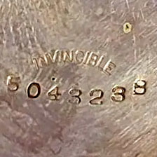 Watch Case Marking for Fahys Watch Case Co. Invincible: 