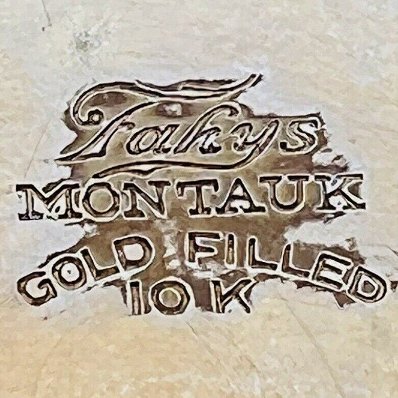 Watch Case Marking for Fahys Watch Case Co. Montauk 10K/20YR: Fahys
Montauk
Gold Filled
10K