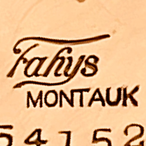 Watch Case Marking for Fahys Watch Case Co. Montauk 10K/20YR: Fahys
Montauk