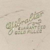 Watch Case Marking Variant for North American Watch Co. Gibraltar: Gibraltar
Guaranteed
Gold Filled