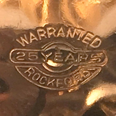 Watch Case Marking for Illinois Watch Case Co. Rockford 25YR: 