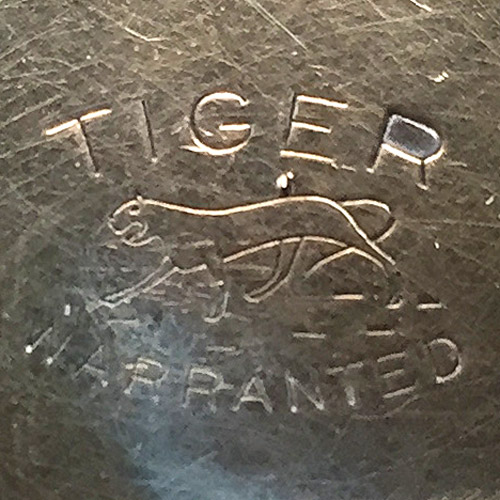 Watch Case Marking for Illinois Watch Case Co. Elgin Tiger: Elgin Tiger Warranted
