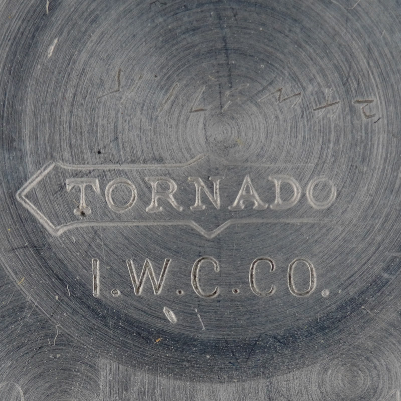Watch Case Marking for Illinois Watch Case Co. Tornado: Tornado I.W.C.Co.