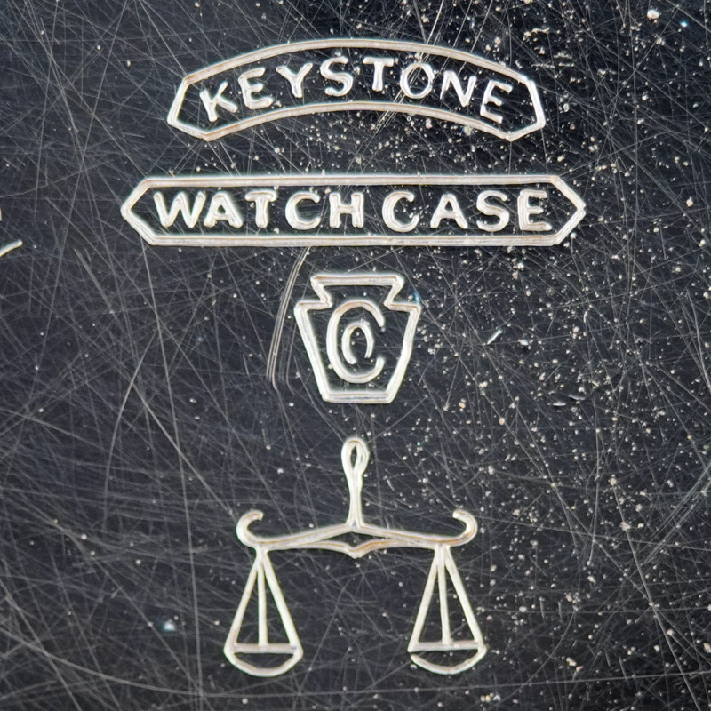 Watch Case Marking for Keystone Watch Case Co. Boss Scale 10K/20YR: Keystone
Watch Case Co.
[Keystone Block]
[Scales]